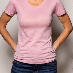 W-135 V-neck Dusty Rose (SALE)